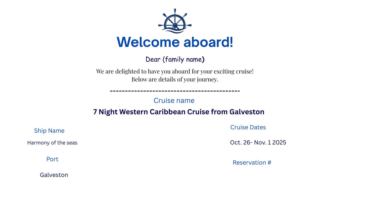 The Ultimate Stress-Free Cruise Organizer (Digital Download)